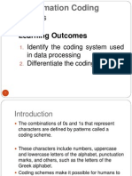 Lecture 2.3 Information Coding Scheme