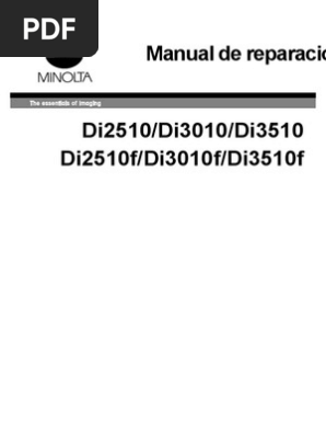 Di2510 Di3010 Di3510 Service Manual Fusible Electrico Electricidad