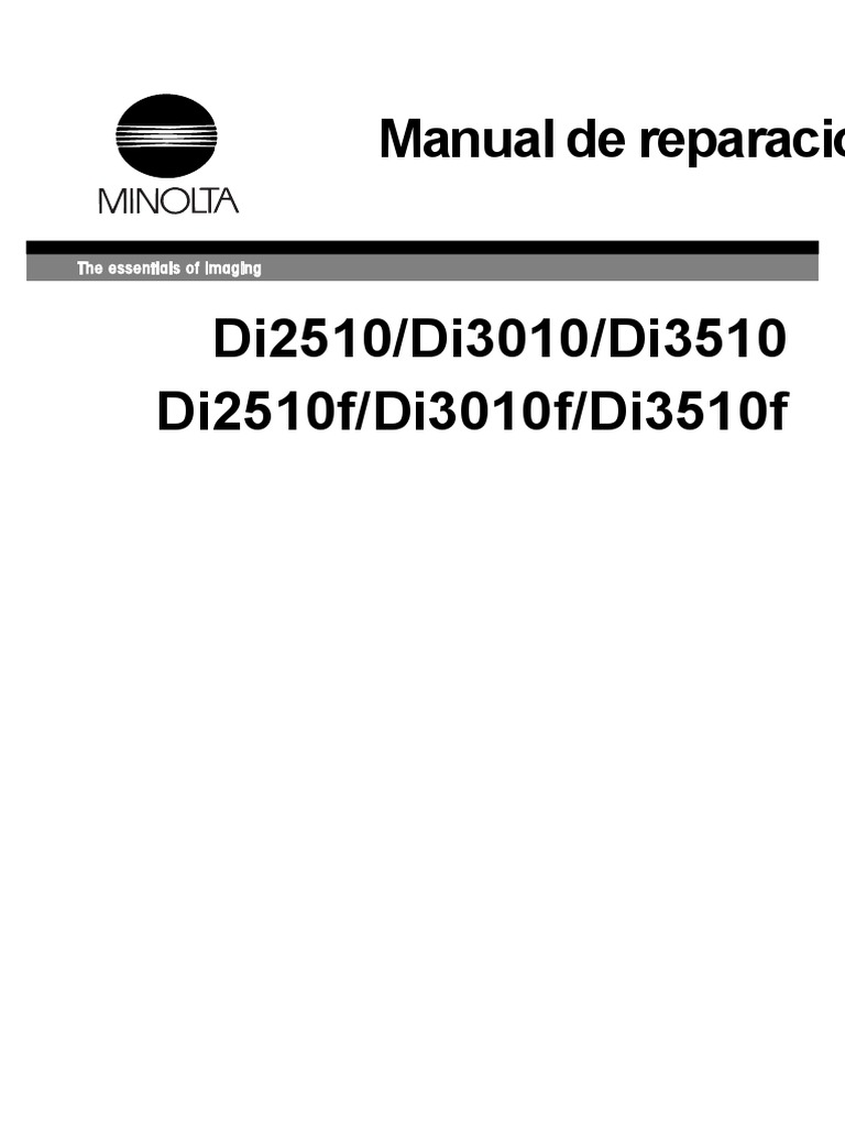 Di2510 Di3010 Di3510 Service Manual Fusible Electrico Electricidad