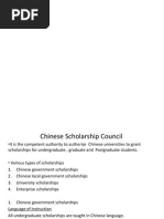 CSC Scholarships Presentation