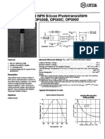 IR Phototransistor OP505