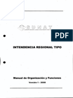 Sunat Mof 2014 Intendencia Regional Tipo