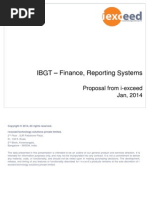 DBS IBGT Finance Reporting Systems - I-Exceed Proposal V 0 2