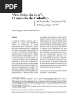 “No Chão Do Cais”. O Mundo Do Trabalho