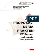 Proposal Kerja Praktek Semen Indonesia
