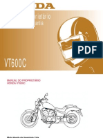 Honda Shadow VT 600 Manual Do Proprietário