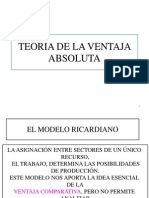 Teoria de La Ventaja Absoluta.