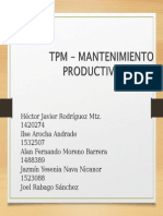 Tpm Mantenimiento Productivo Total