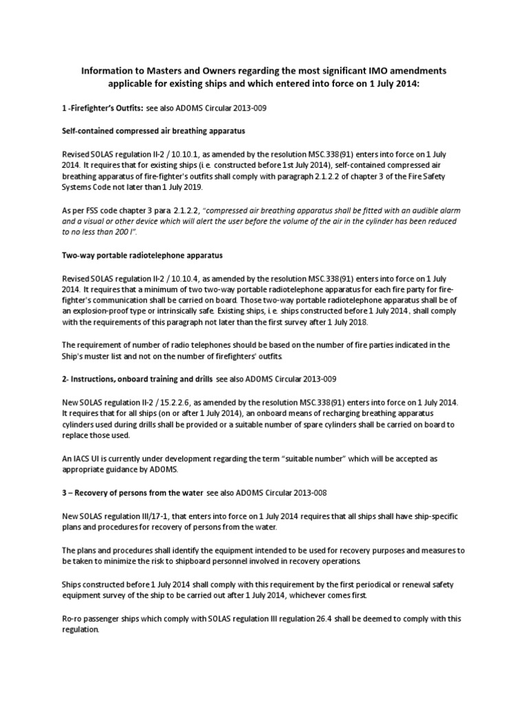 Solas Chapter 2 PDF PDF Safety Wellness