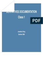 Derivatives Documentation