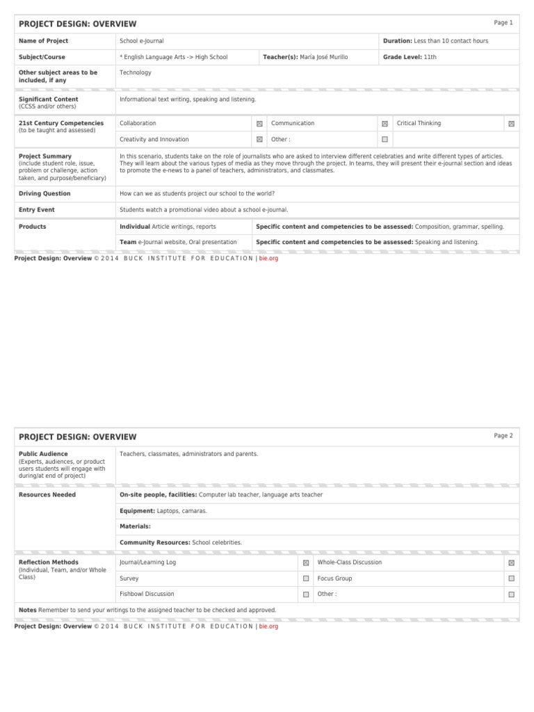 Project Planner | PDF