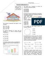 Simulado de Matemática #12