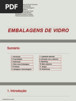 Trabalho sobre Vidro