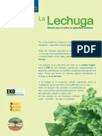 Lechuga Manual Para Su Cultivo en Agricultura Ecológica