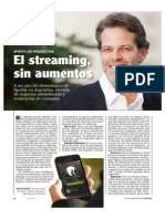 Revista Noticias: El Streaming, Sin Aumentos