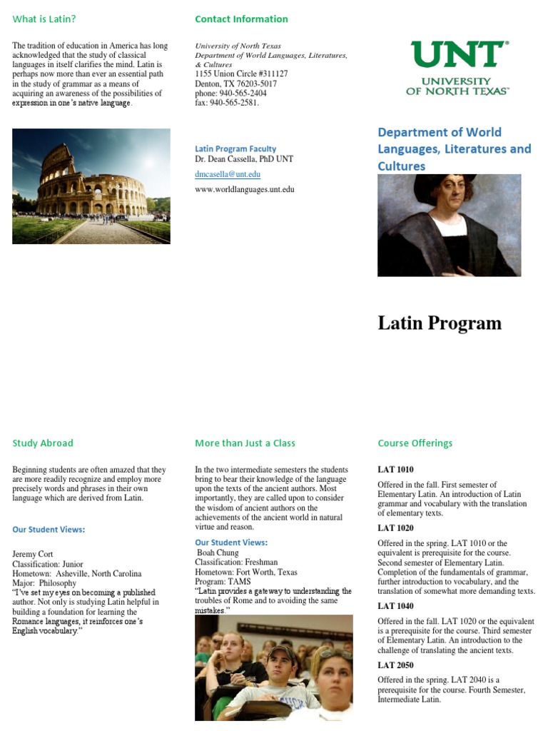 Understanding Latin: Course Overview | PDF