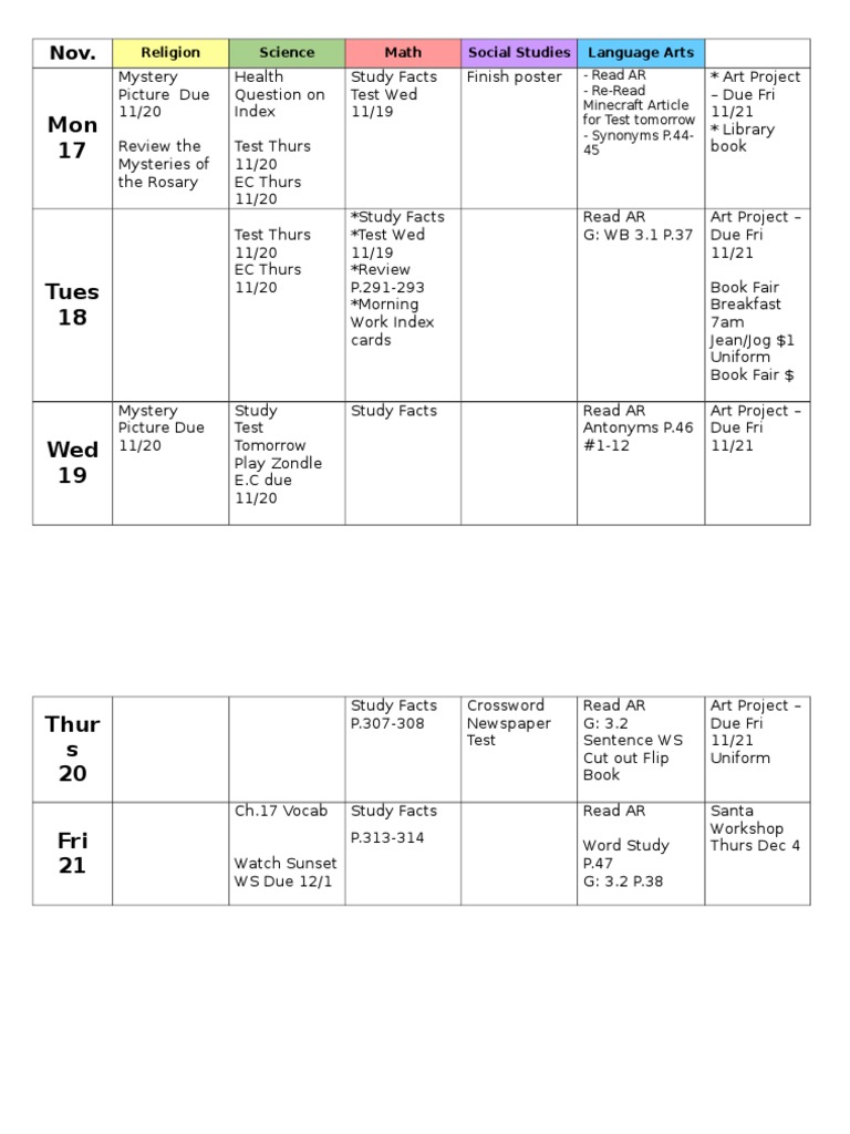 Assignment Book Homework | PDF