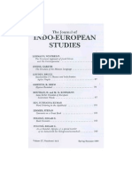 The Journal of Indo-European Studies 1999