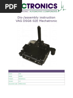 DSG 7 DQ200 Mechatronic Assembly Guide | PDF | Mechanical Engineering ...