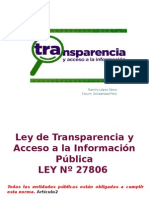 Ley de Transparencia y Acceso a la Informaci+¦n