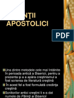 Părinţii Apostolici