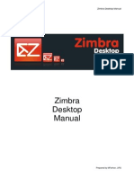 Modul Zimbra Desktop