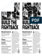 FBU Meeting Build the Fightback