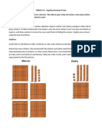 Revising Tasks - Math 392