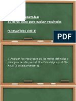 11 Pasos para Analisis de Resultados Fundacion Chile