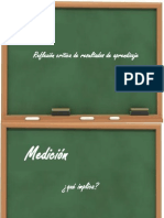 Conceptos de Evaluacion en La Reflexion Critica de Resultados