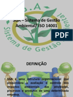 SGA-Sistema Gestão Ambiental ISO14001