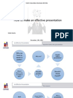 How To Make An Effective Presentation