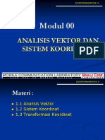 Modul 01 Analisis Vektor Dan Sistem Koord