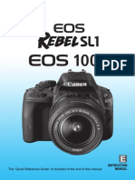 Canon Eos 100D (Rebelsl1)