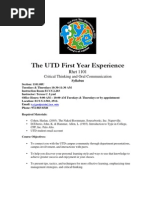 UT Dallas Syllabus for rhet1101.084.08u taught by Teresa Lynd (tclynd)