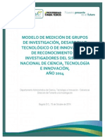Documento Medicion Grupos - Investigadores Version Final 15-10-2014