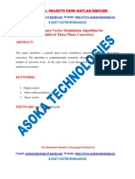 A Fast Space Vector Modulation Algorithm for Multilevel Three Phase Converters