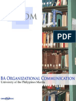 UP Manila BA Organizational Communication Freshman Primer