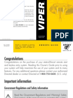 Viper 4806v Remote Start Owner Manual