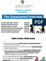 PRESENTATION Assessment Interview