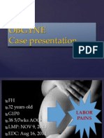 Obgyne Case Presentation