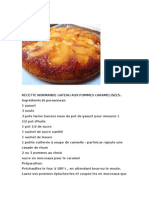 Recette Normande Gateau Aux Pommes Caramelisees..