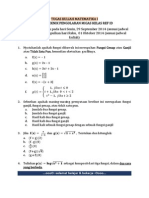 Tugas Kuliah Matematika i