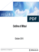 Outline of Mitsui: October 2010