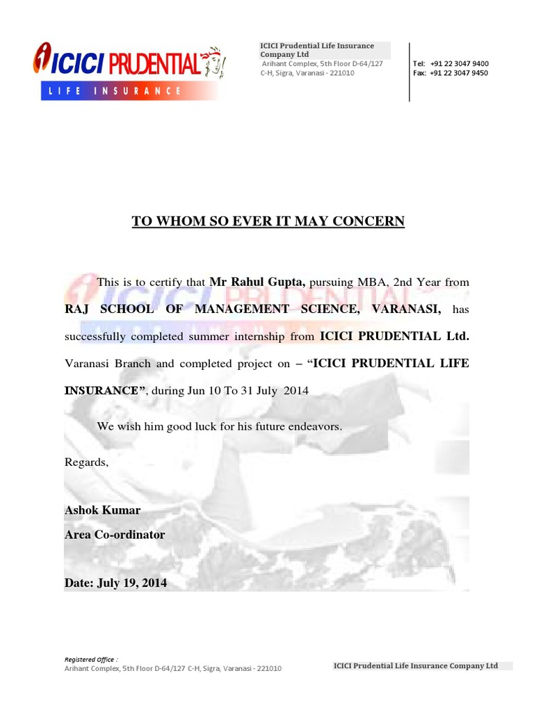 Reliance Letter Pad PDF Institutional Investors Financial Services