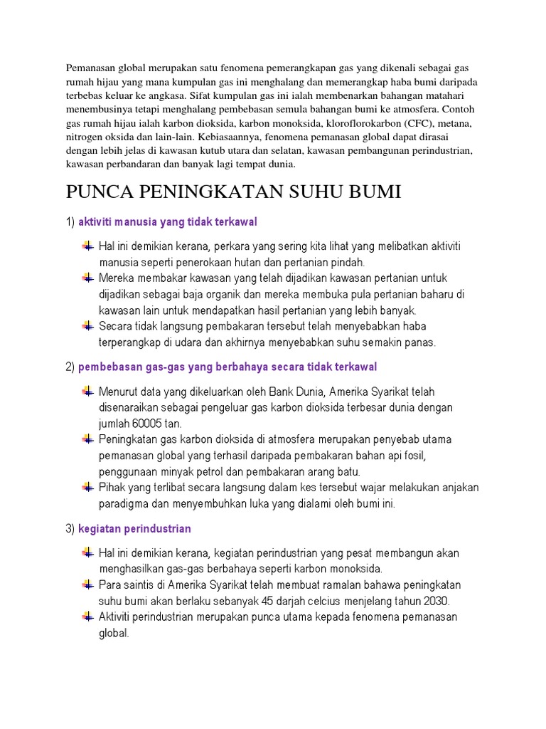 Apa Akan Berlaku Jika Suhu Dunia Naik 1 5 Atau 2 Celsius Berita Dunia Beritaharian Sg