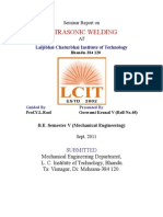 Ultrasonic Welding: Laljibhai Chaturbhai Institute of Technology