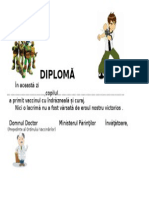 Diploma Pentru Curaj Baieti