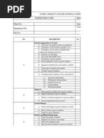 Eqpt Check List-Pre Inspection