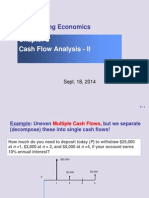 Lec Sept 18 Ch3 Lec Cash Flow Analysis II
